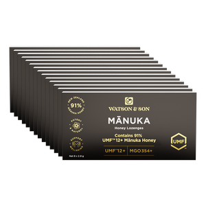 UMF 12+/MGO 354+ Mānuka Honey Lozenges 12x Bundle