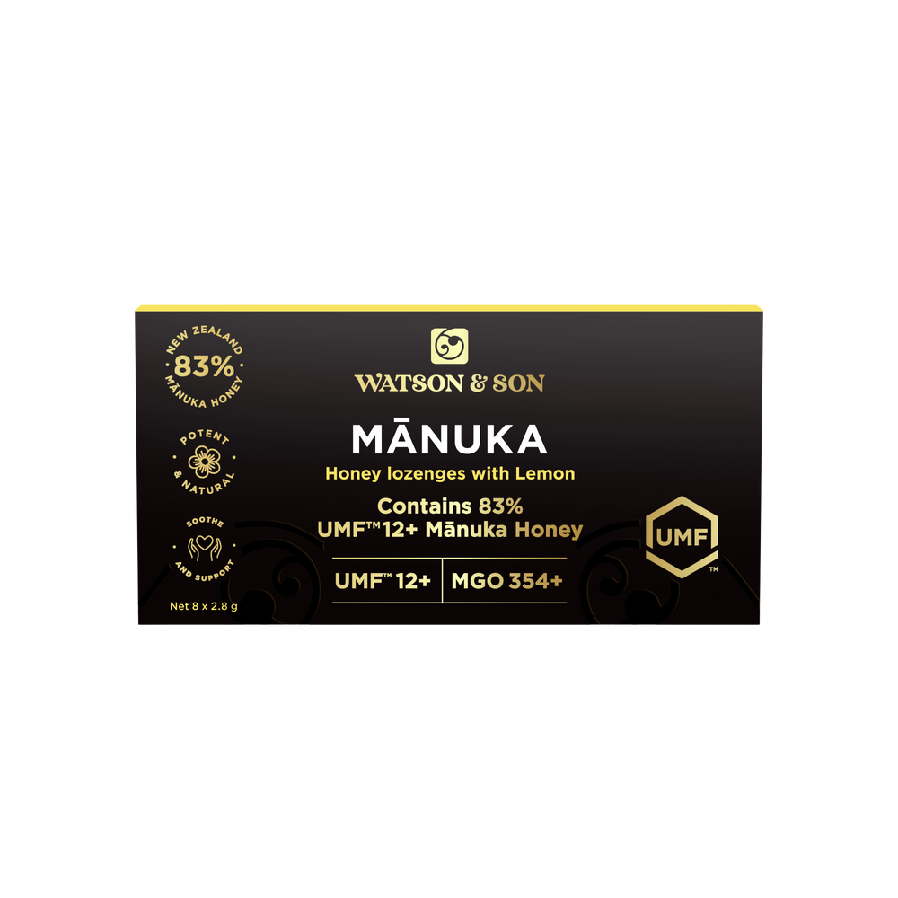 UMF 12+/MGO 354+ Mānuka Honey with Lemon Lozenges