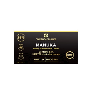 UMF 12+/MGO 354+ Mānuka Honey with Lemon Lozenges