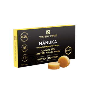 UMF 12+/MGO 354+ Mānuka Honey with Lemon Lozenges