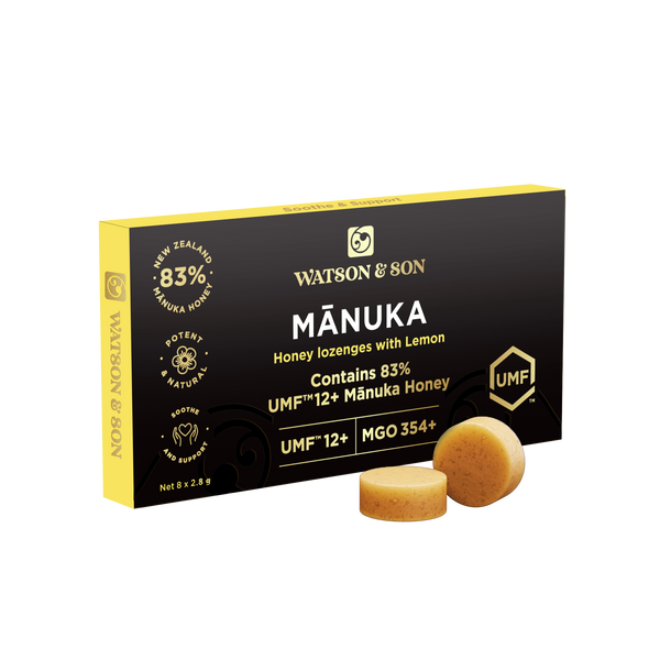 UMF 12+/MGO 354+ Mānuka Honey with Lemon Lozenges