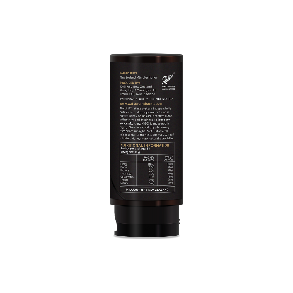 UMF 5+/MGO 83+ MANUKA HONEY SQUEEZE BOTTLE