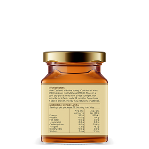 UMF 25+/MGO 1200+ 250g Mānuka Honey Glass Jar