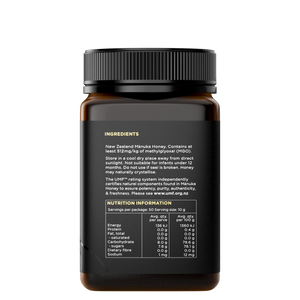 UMF 15+/MGO 512+  Mānuka Honey