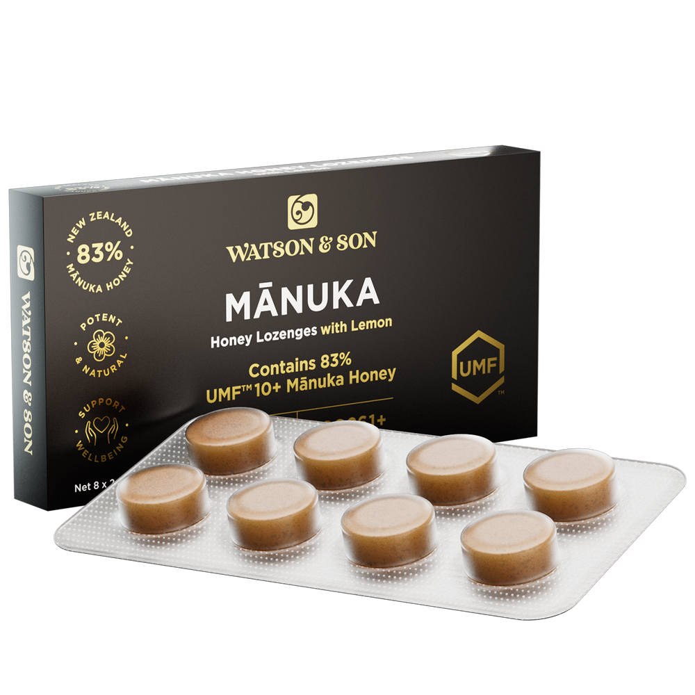UMF 10+/MGO 261+ Mānuka Honey with Lemon Lozenges