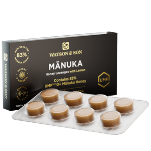 UMF 10+/MGO 261+ Mānuka Honey with Lemon Lozenges