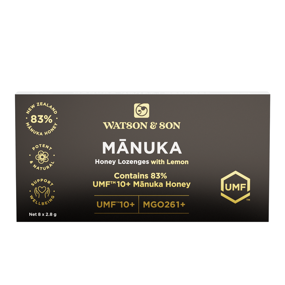 UMF 10+/MGO 261+ Mānuka Honey with Lemon Lozenges